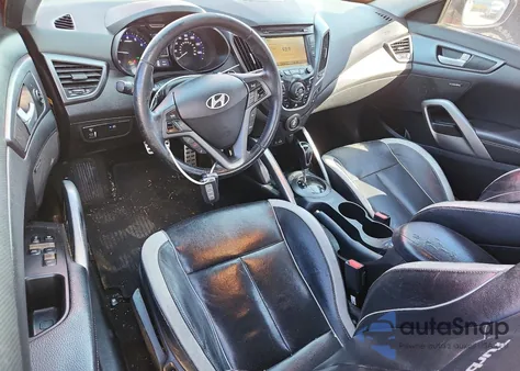 2013 Hyundai Veloster Turbo from USA, damaged, VIN KMHTC6AE5DU143568